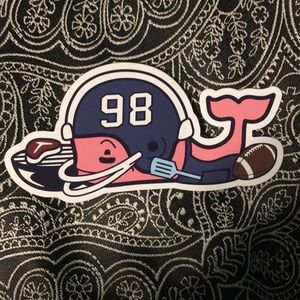Football Vineyard Vines Sticker